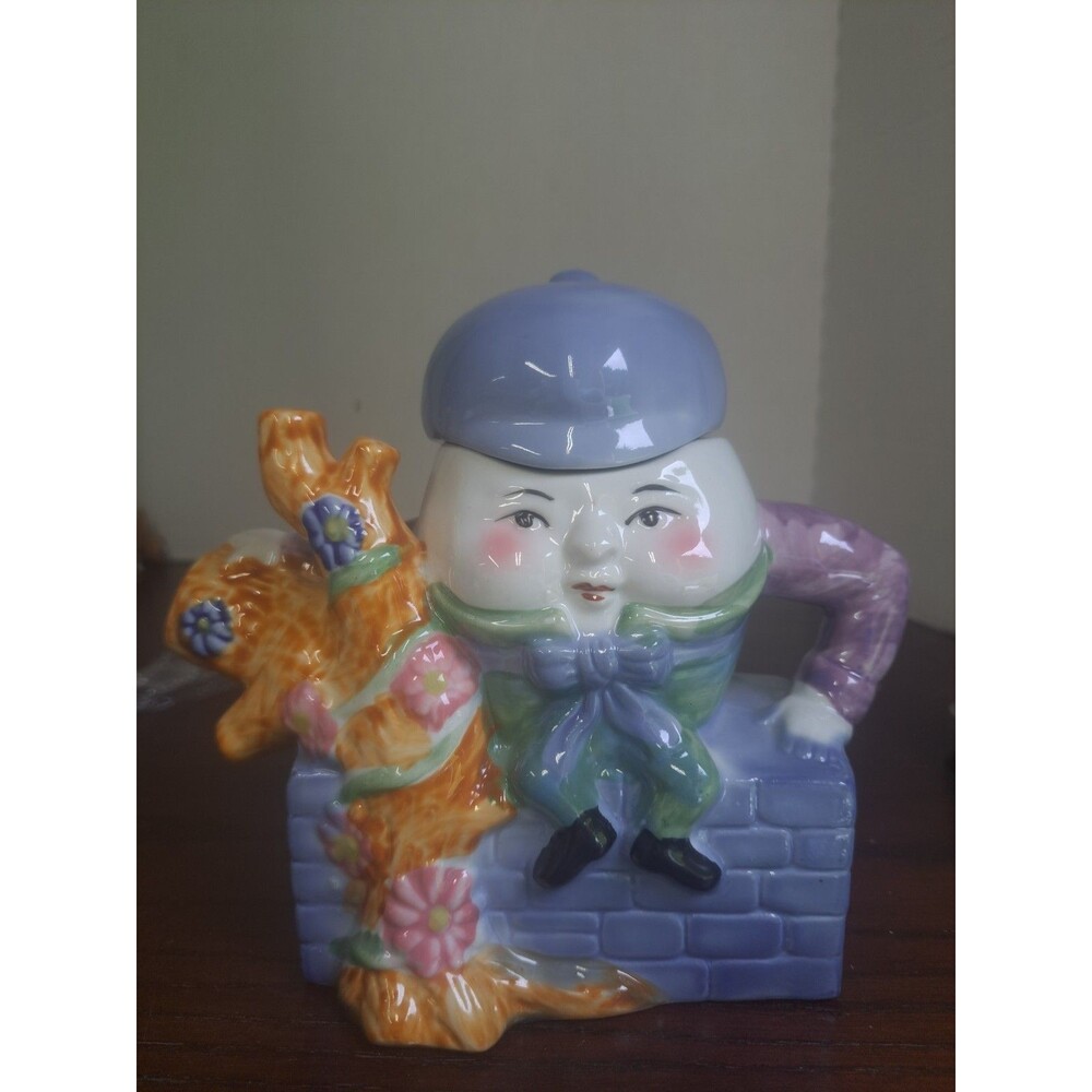 Vintage Fietx Humpty Dumpty Ceramic Teapot